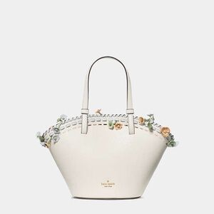 ♠️kate spade Dahlia Small Floral Tote Bag, Meringue Multi NWT